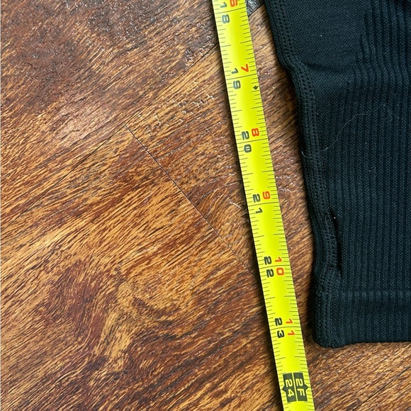 Alphalete Women Leggings Black With White Lettering See Measurements For Size - Picture 6 of 8